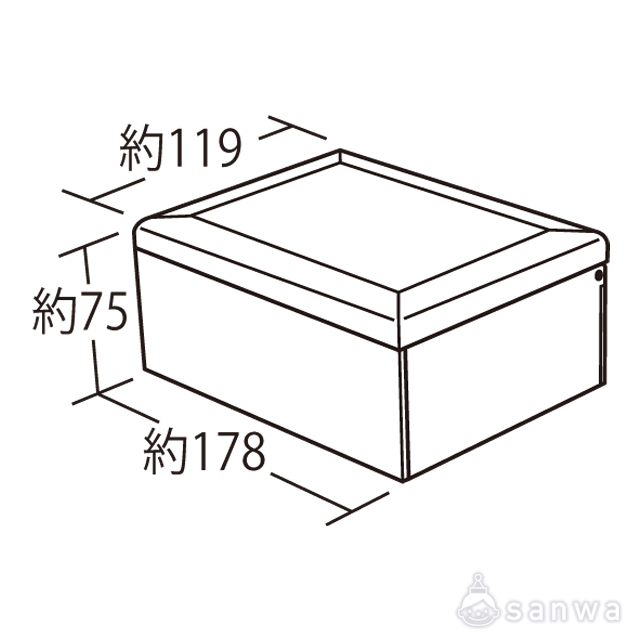 【オルゴールボックス】グランドボックス（組立済）/マット未貼付け セット内容画像